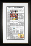 Hoosiers Win First Football Title | The Wall Street Journal, Framed Reprint, January 20, 2026