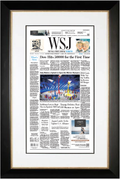 Dow Hits 50000 for the First Time | The Wall Street Journal, Framed Reprint, February 7-8, 2026