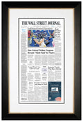 Seattle Dominates Patriots in Super Bowl LX | The Wall Street Journal, Framed Reprint, February 9, 2026