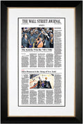 The Knicks Win the NBA Title (Front Page – Sports Section) | The Wall Street Journal, Framed Reprint, June 15, 2026