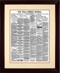 Black Monday Crash of 1987 | The Wall Street Journal Framed Reprint, October 20, 1987