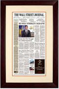 Russia Strikes Ukraine | The Wall Street Journal, Framed Reprint, Feb. 24, 2022